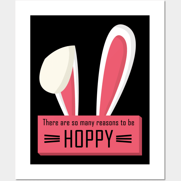 Hoppy Bunny Wall Art by sumlam